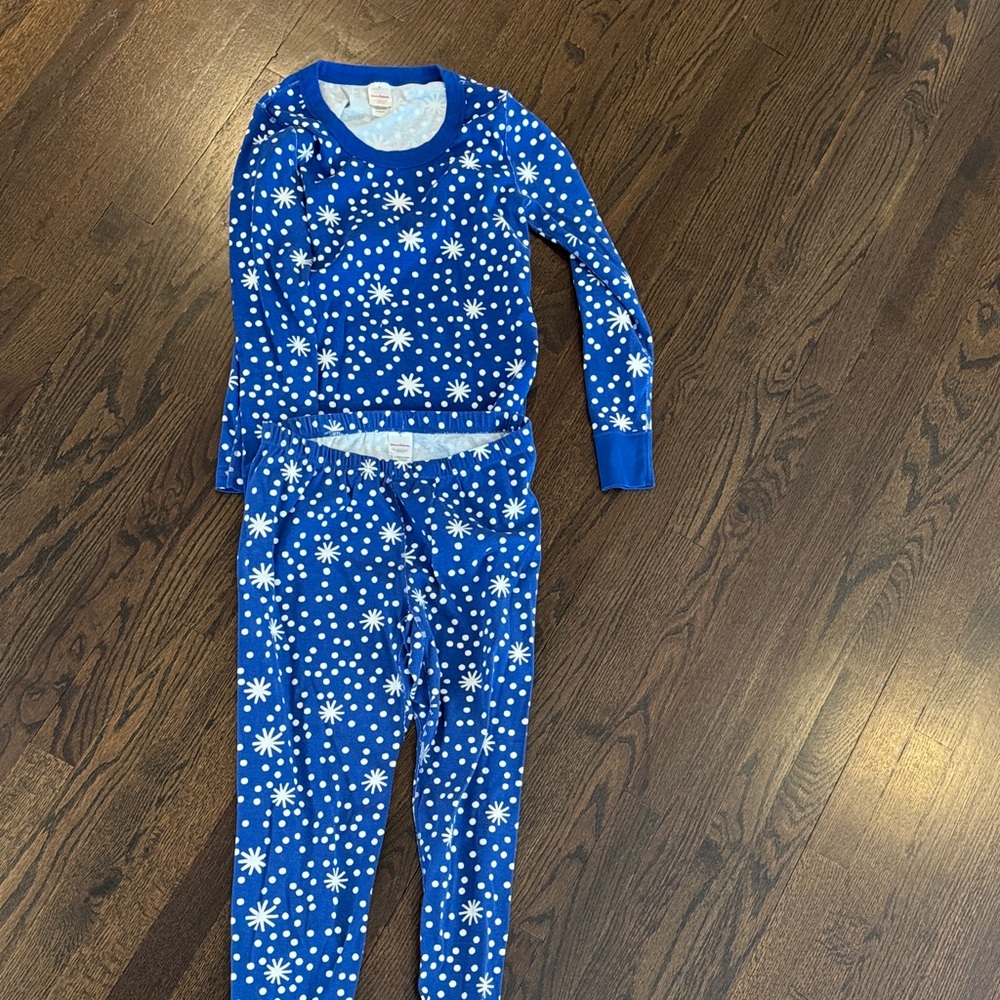 Hanna Andersson Blue Star Print Pajamas
